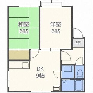 ユウ・コート（101） 間取り図画像