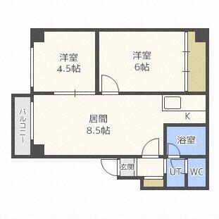 ノースシャトレー（501） 間取り図画像