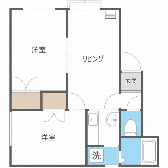 ドミール秀（201） 間取り図画像