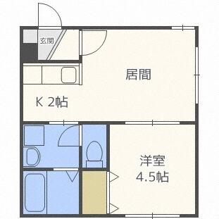 ハイアットプラザ元町（201） 間取り図画像