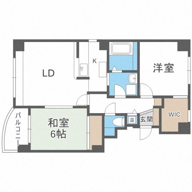 ラ・フォーチュナ宮の沢（303） 間取り図画像