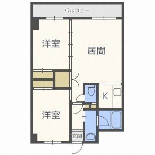 ハピネス３３５（402） 間取り図画像