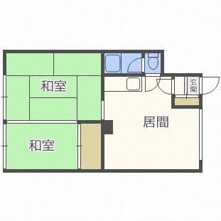 ハイツ平手（2） 間取り図画像