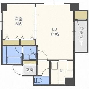ハルバード２４（503） 間取り図画像