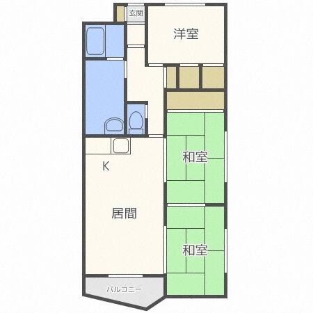 リンダビスタ山の手（307） 間取り図画像