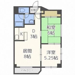 パークヒル２４（106） 間取り図画像