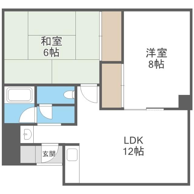ファミールベルサＤ（201） 間取り図画像