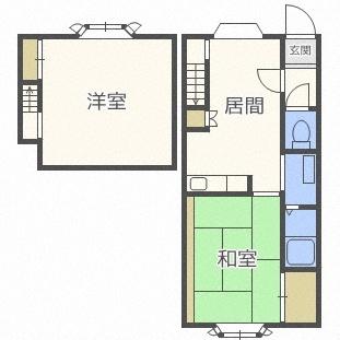 ロジェ発寒（103） 間取り図画像
