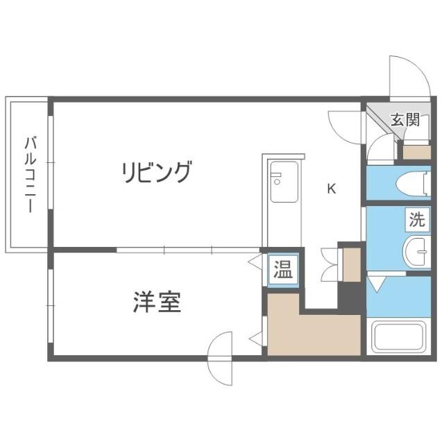 ヴィエルジュ発寒南（406） 間取り図画像