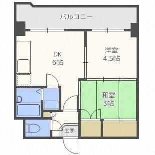 ヴィブレ大和（606） 間取り図画像