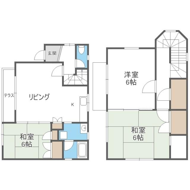 宮の沢４−５戸建（1） 間取り図画像