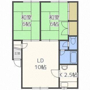 原マンション（28） 間取り図画像