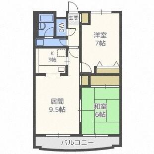 プレジデント３２（402） 間取り図画像
