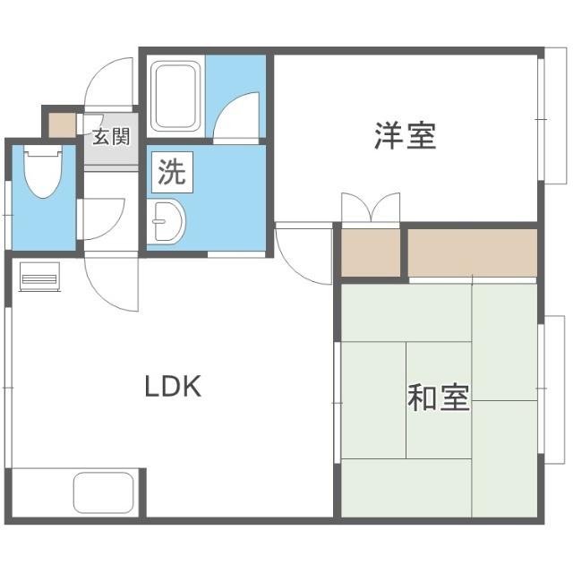 ホワイトコートカヤ８（103） 間取り図画像