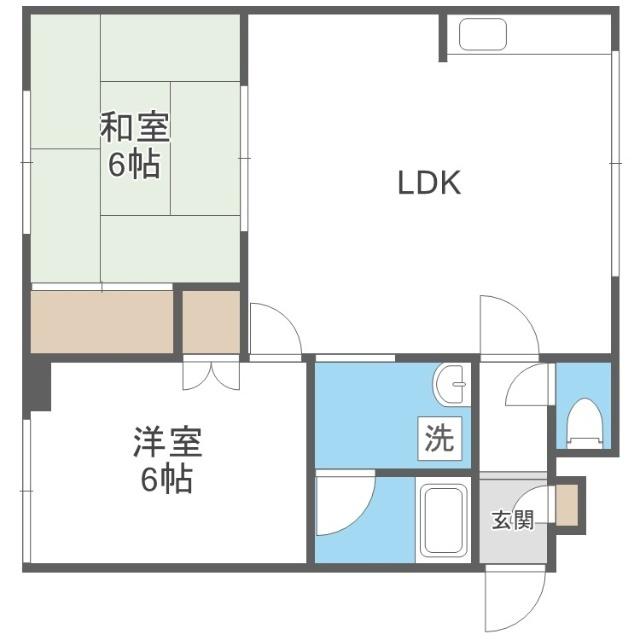 ホワイトコートカヤ７（202） 間取り図画像