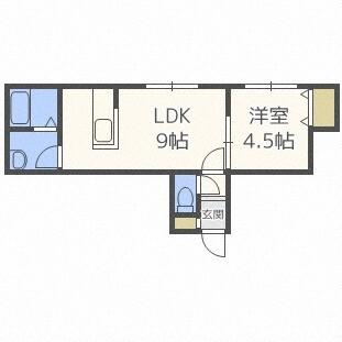 ベルローズ元町（103） 間取り図画像