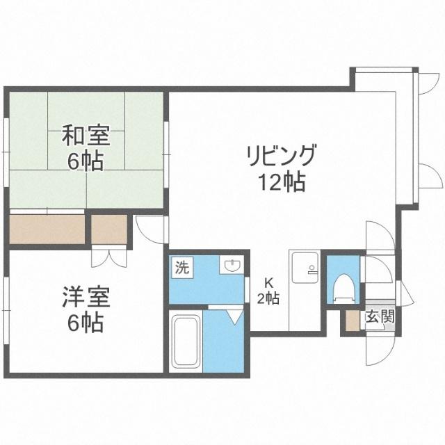 ポートサイド３８（202） 間取り図画像