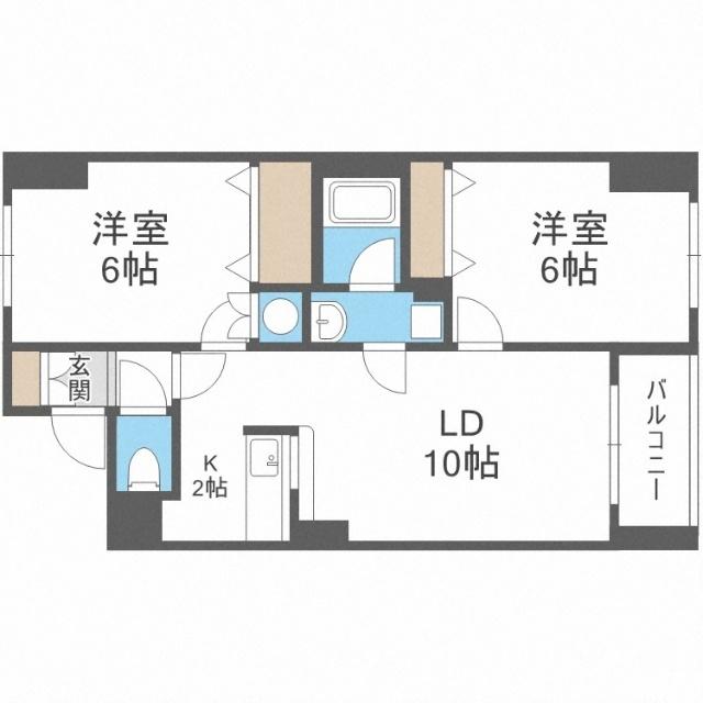 マイドリーム７（302） 間取り図画像