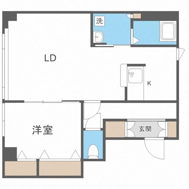 発寒サーティスＩ番館（202） 間取り図画像