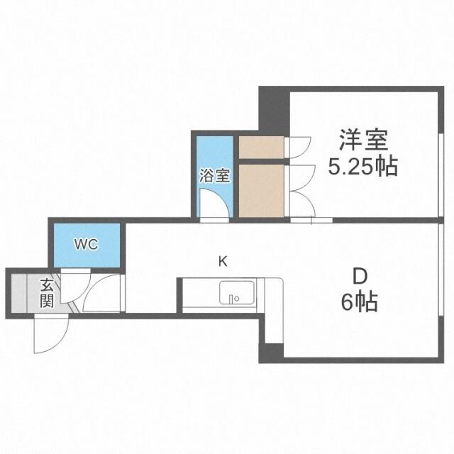 メゾン片山（205） 間取り図画像