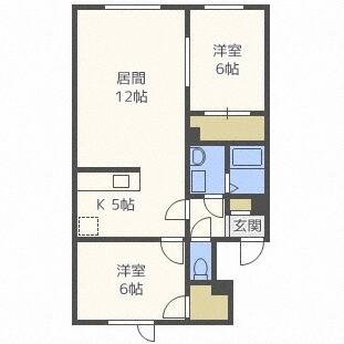 ラフォーレＭ（303） 間取り図画像