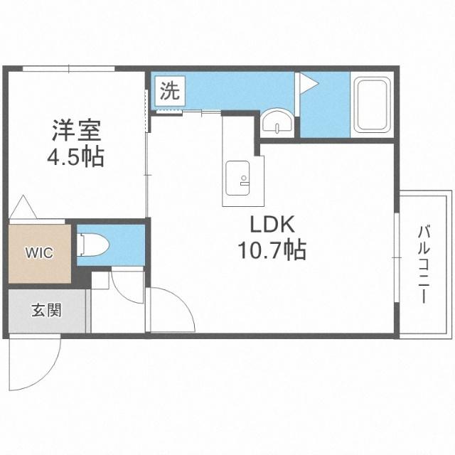 Ｊ・ｒａｓｓｕｒｅｒ（203） 間取り図画像