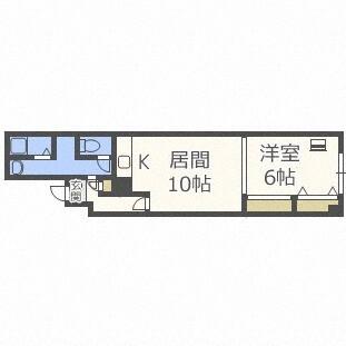 リベル元町（503） 間取り図画像