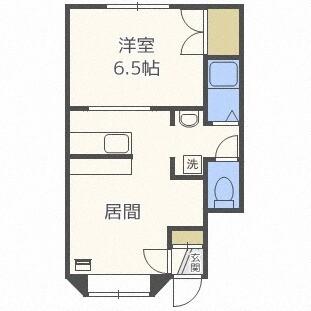 ルナコート２３（101） 間取り図画像