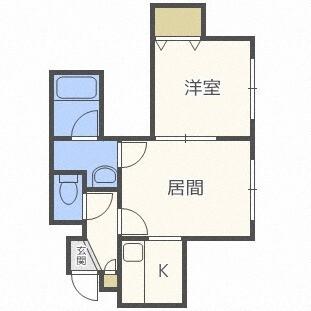 リーフコートＮ１６（203） 間取り図画像