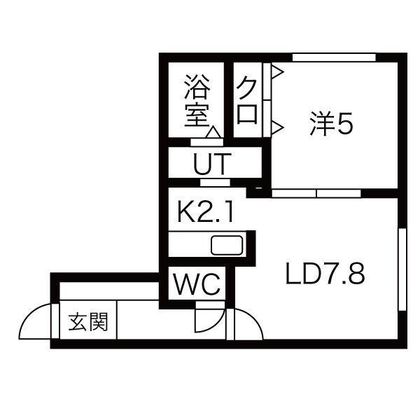 Ｔｒｅｎｔａｄｕｅ（102） 間取り図画像