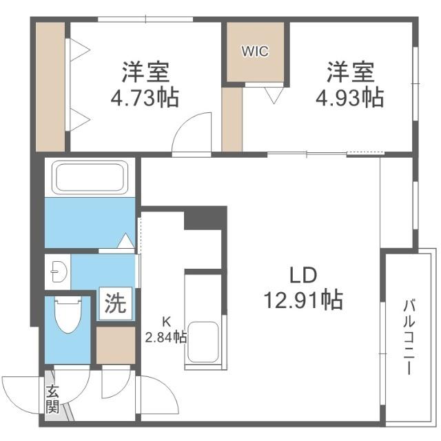 Ｇａｌａｘｙ　Ｅｘｐｒｅｓｓ　７１１(ギャラクシーエクスプレス７１１)（202） 間取り図画像