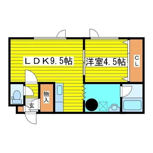二階堂ビル（301） 間取り図画像