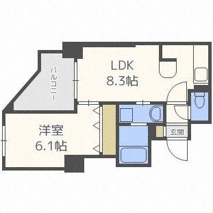 クラッセ宮の森ガーデン（702） 間取り図画像