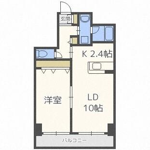 コローレ８１９アネックス（602） 間取り図画像
