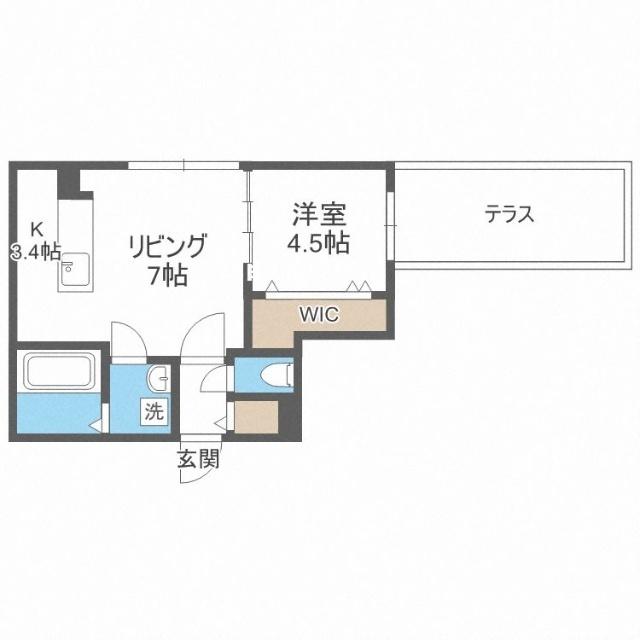 ビッグレジデンス円山（103） 間取り図画像