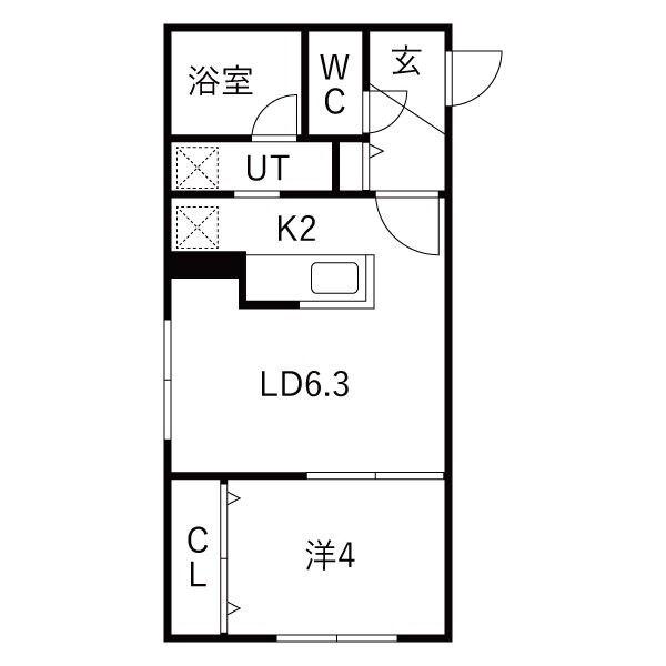 Ａｃｔｉｖａｔ元町(アクティベイト)（202） 間取り図画像