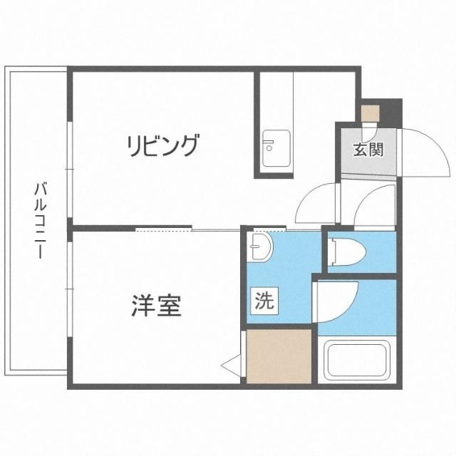 ブランノワール宮の森（405） 間取り図画像