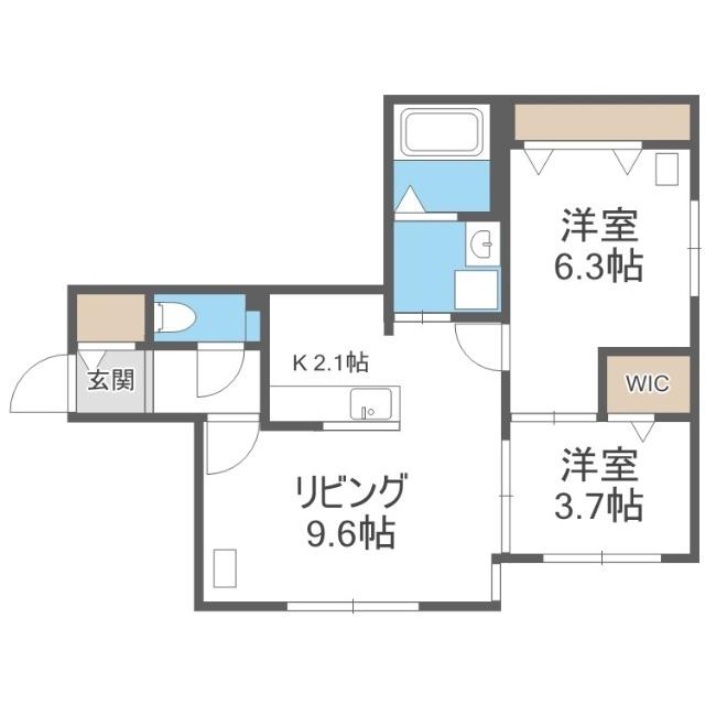 ＤＰレジデンス元町（203） 間取り図画像