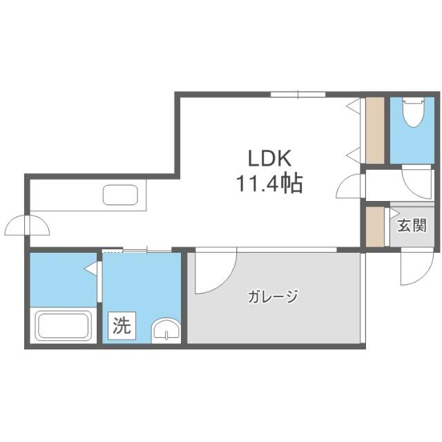 Ｌｉｖｉｎｇ　ｗｉｔｈ　Ｍｏｔｏ（202） 間取り図画像