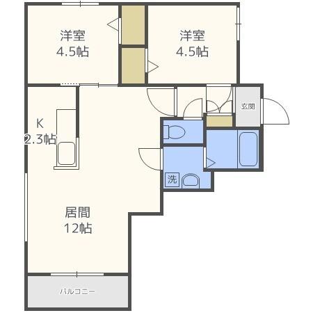 カサトレスⅧ（302） 間取り図画像