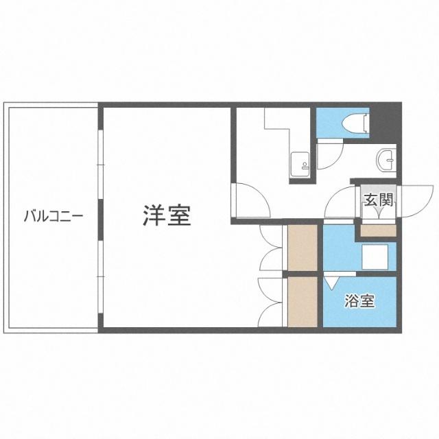 カールトンハウス（405） 間取り図画像