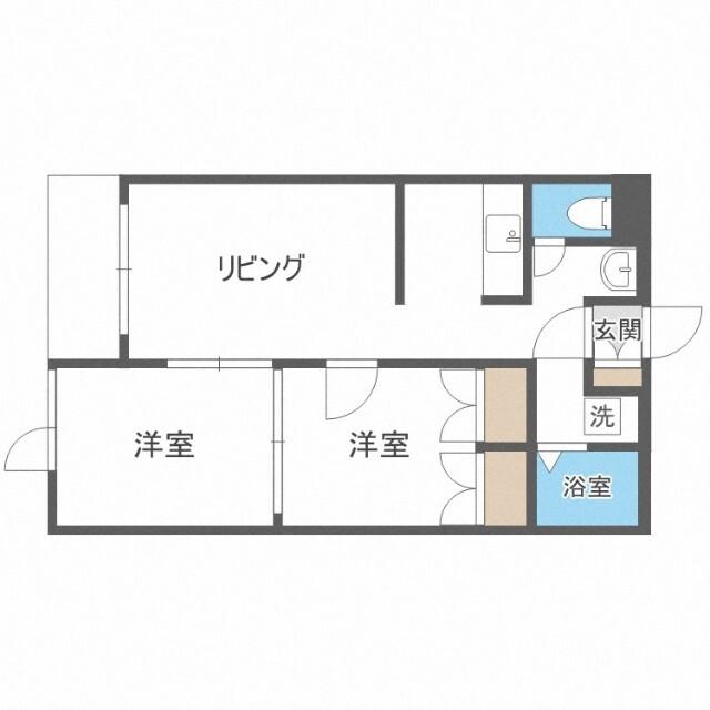 カールトンハウス（301） 間取り図画像