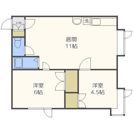 カーサエスパシオ（C1） 間取り図画像