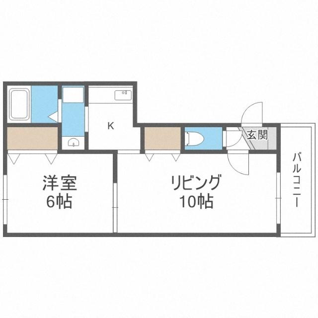 グランドパレス発寒（301） 間取り図画像