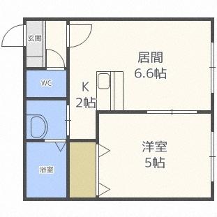 ケレス発寒（303） 間取り図画像