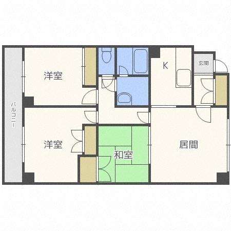 コンフォートレジデンス（303） 間取り図画像