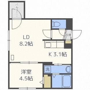 サイト発寒南（303） 間取り図画像
