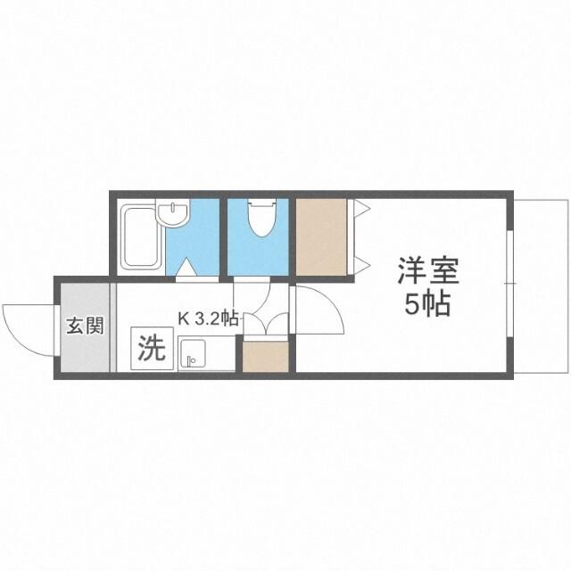グランイースト北１７条（103） 間取り図画像