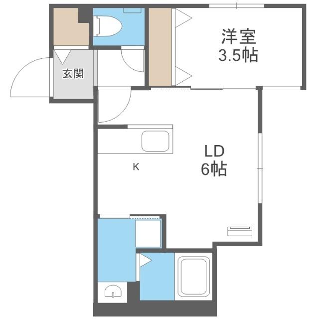 サクランシェ宮の沢（101） 間取り図画像