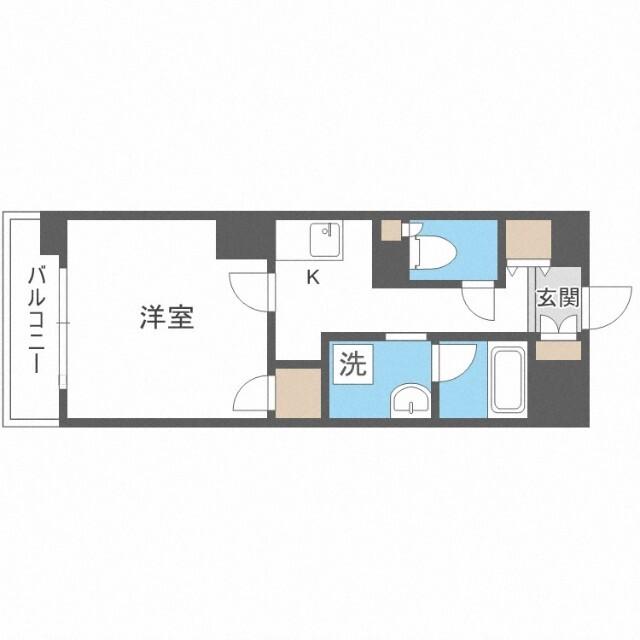 クレール北１０条（803） 間取り図画像